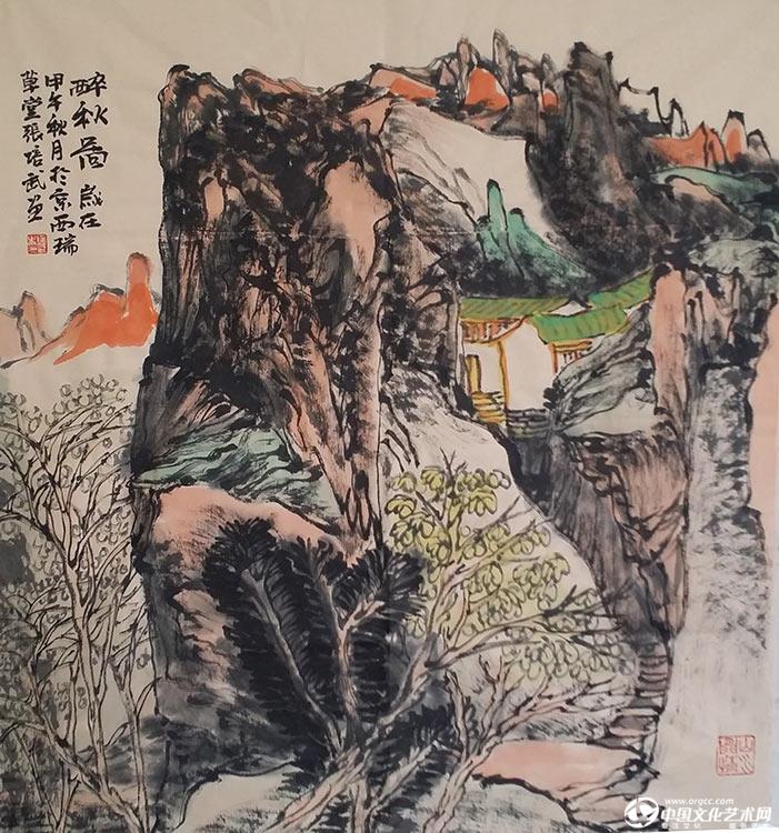各地动态 张培武1949年8月出生于重庆市,现居北京,师承著名山水画家