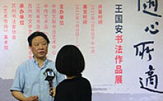 随心所适——<b>王国</b>安书法作品展在北京展出