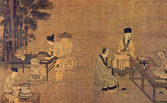 赏析宋代画家刘松年<b>茶</b>画《撵<b>茶</b>图》