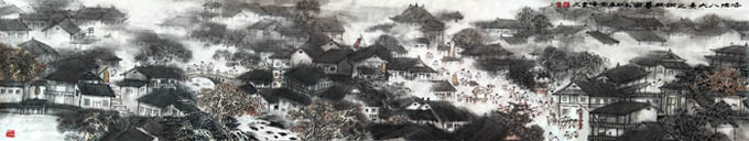 解金峰《銅駝暮雨》