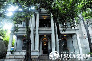 简氏别墅是岭南新天地内保存最完整的西式建筑. 广州日报记者陈枫摄.