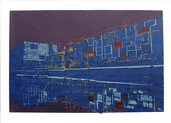 "微炫——张慧丝网版画作品展"展出