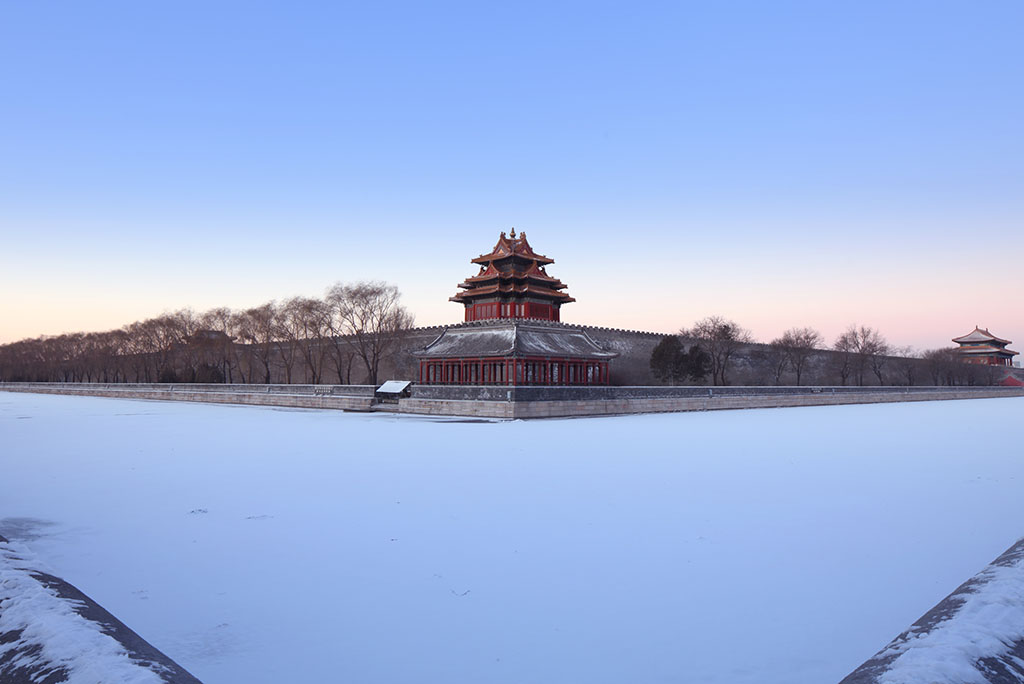 我爱你,故宫的雪
