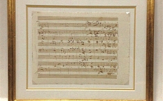 莫扎特的字萌萌哒 <b>贝多芬</b>字体很狂放