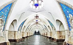 美轮美奂的俄罗斯<b>地铁站</b>