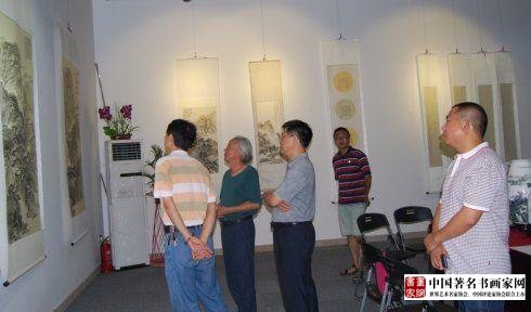 卢美彬书法美术作品展开幕