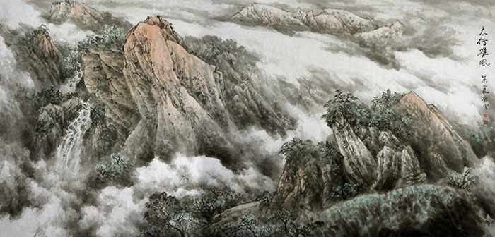 呦呦鹿鸣 食野之苹  2015年 138x68cm 黄云.jpg