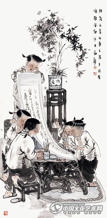 稚气之美138cm×69cm 纸本2012年.jpg