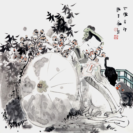 心源69cm×69cm 纸本2011年