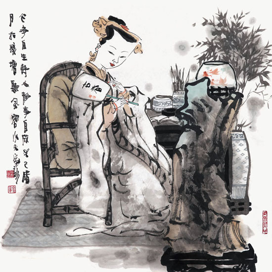 心净自生诗人静事自成69cm×69cm 纸本2013年.jpg 心净自生诗人静事自成69cm×69cm 纸本2013年.jpg