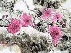 画家索铁生花鸟作品《秋风急》