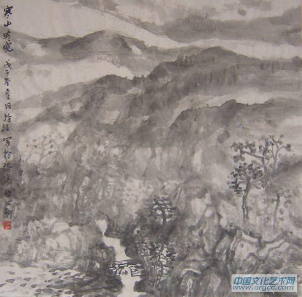 寒山吟晓