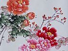 画家王绣花鸟作品《国色天香》