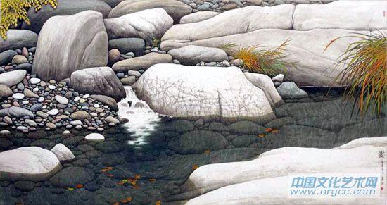 洁（石头画）