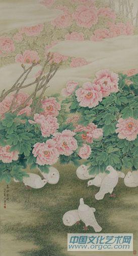 画家高少华花鸟作品《春和》
