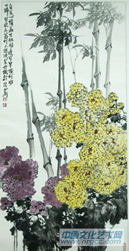 画家高少华花鸟作品《自在心情》