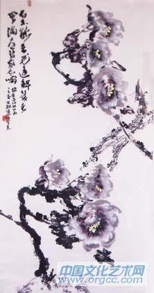 书法家李进学花鸟作品