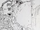 书画家左鲁献钢笔速写作品
