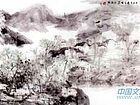 画家解金峰山水作品《碧野含烟》