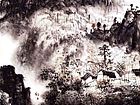 画家解金峰山水作品《翻过北山是》