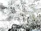 画家解金峰山水作品《木扎巅的雨图》