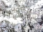 画家解金峰山水作品《梦里依稀是家山》