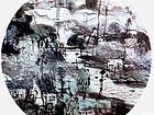 画家解金峰山水作品《霜·晨·月》