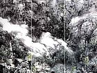 画家解金峰山水作品《水未躬兮云且生》