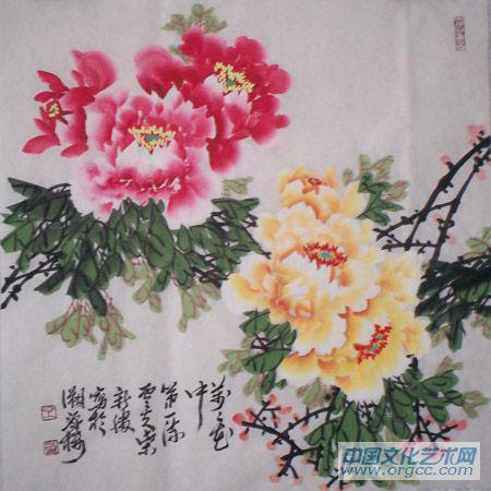 洛阳画家柴新胜花鸟作品