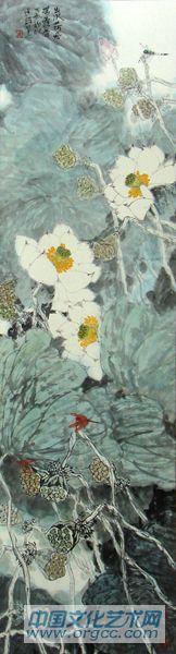 出水菏风带露香