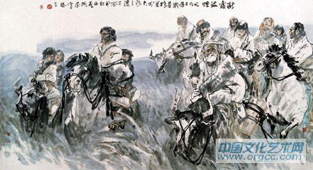 断霞流烟-国画-我的作品-李抱一 官方网站-文化艺术网