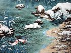 画家郭伊滨花鸟作品