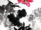 画家郭伊滨花鸟作品《清香远溢》