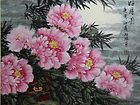 画家郝淑琳花鸟作品《花好月圆》