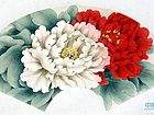 画家常丽霞扇面花鸟作品