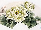 画家常丽霞扇面花鸟作品