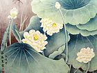 画家常丽霞花鸟作品《荷花》