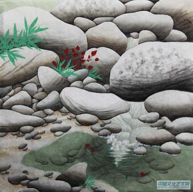 画家郝淑琳花鸟作品《清风》