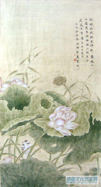 国画家常丽霞工笔花鸟作品