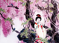紫藤桂云木花