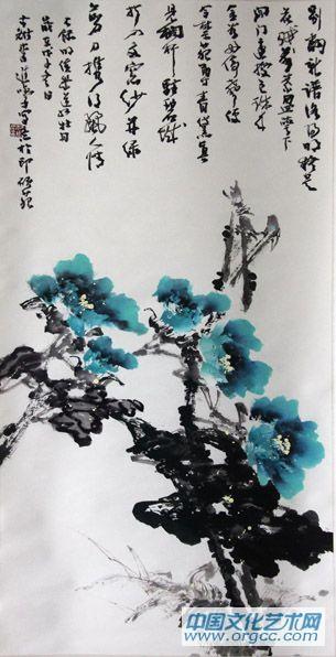书法家李进学花鸟作品
