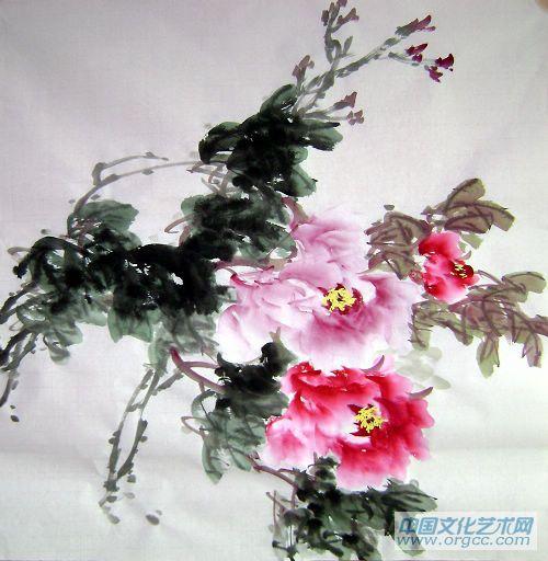画家安瑞阁花鸟作品