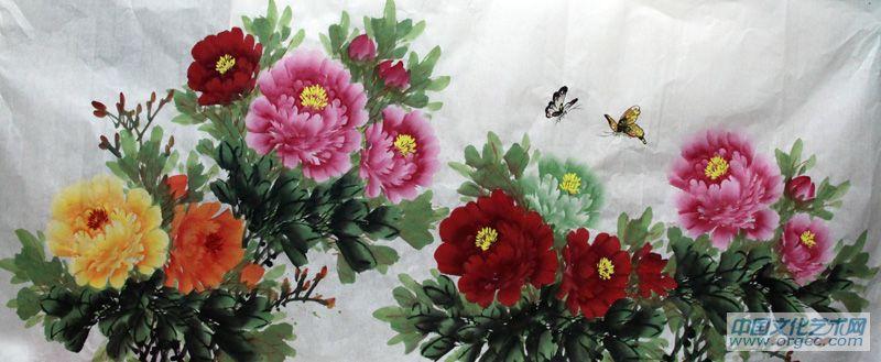 画家郝淑琳花鸟作品