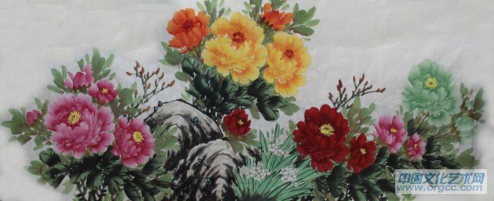 画家郝淑琳花鸟作品