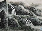 画家李颠山水作品