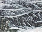 画家李颠山水作品
