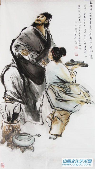 画家李颠人物作品
