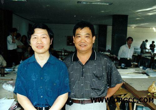 画家阳瑞祥合影照