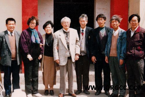 画家阳瑞祥合影照