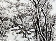 昨夜忽飞三尺雪